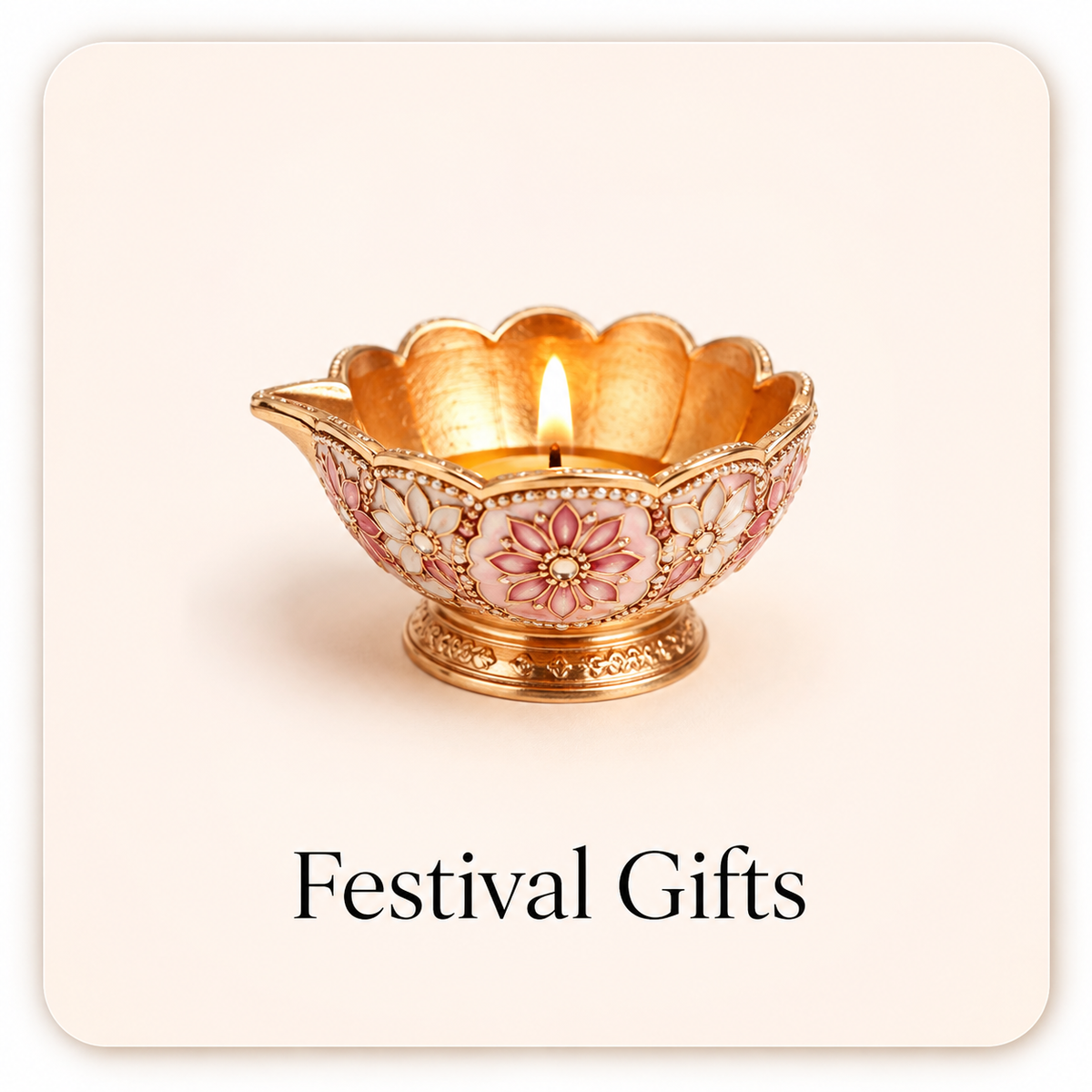 Festival gift jewellery presentation