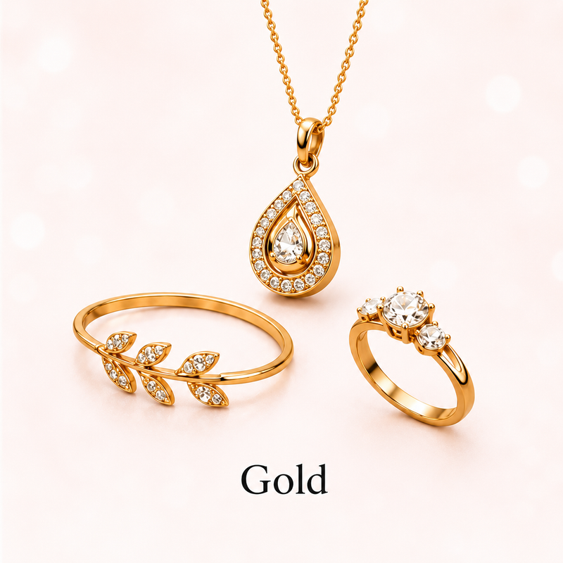 Gold-plated jewellery