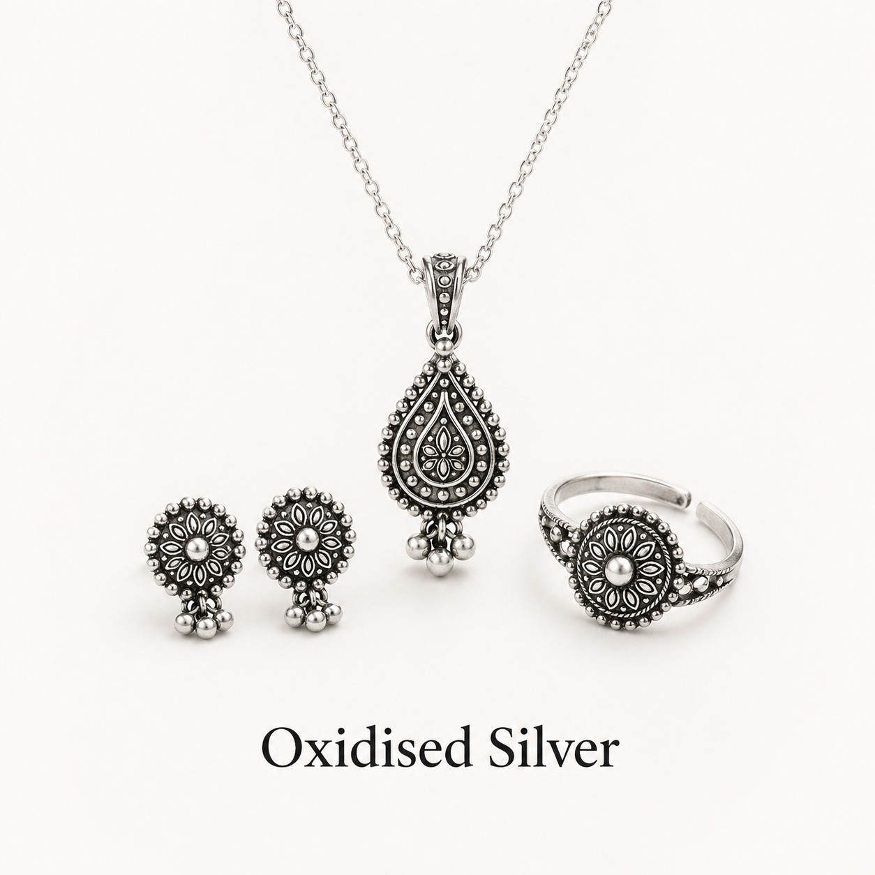 Oxidised Silver