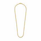 Gold-Toned Classic Rectangular Link Chain Necklace