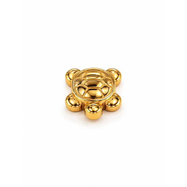 Natural Golden Hematite Tortoise | Vastu Feng Shui Turtle Figurine | Good Luck, Wealth & Prosperity Symbol | Home & Office Decor