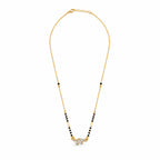 Gold-Toned Black Beaded Mangalsutra
