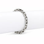 Silver Wave Link Bracelet