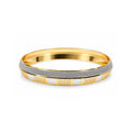 Gold & Silver Textured Kada