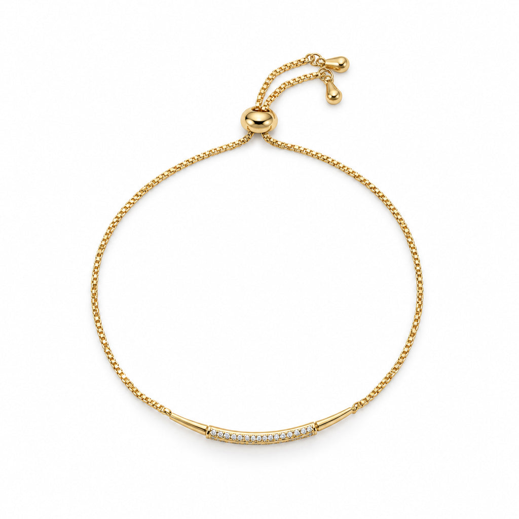 Women's Elegant Gold-Toned Bracelet
