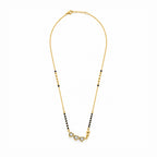 Triple Heart-Shaped AD Stone Mangalsutra