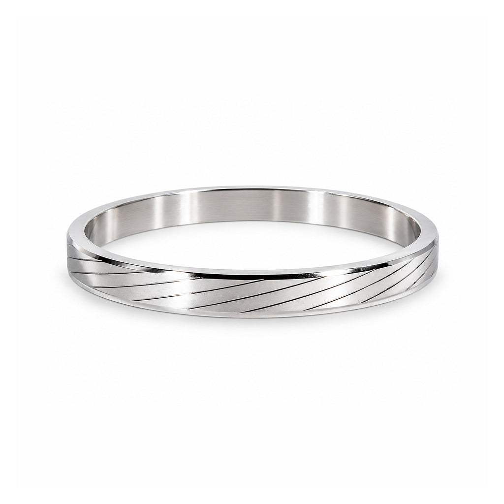 Silver Engraved Kada