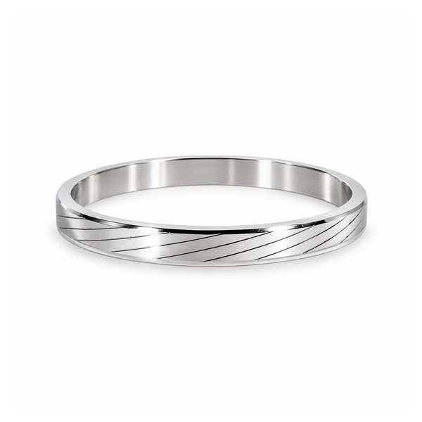 Silver Engraved Kada