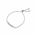 Women's Elegant Silver-Toned Bracelet