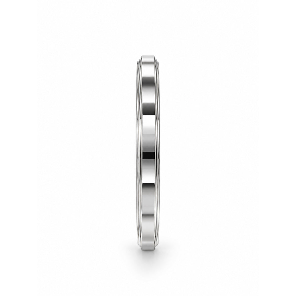 Silver Steel Kada For Men