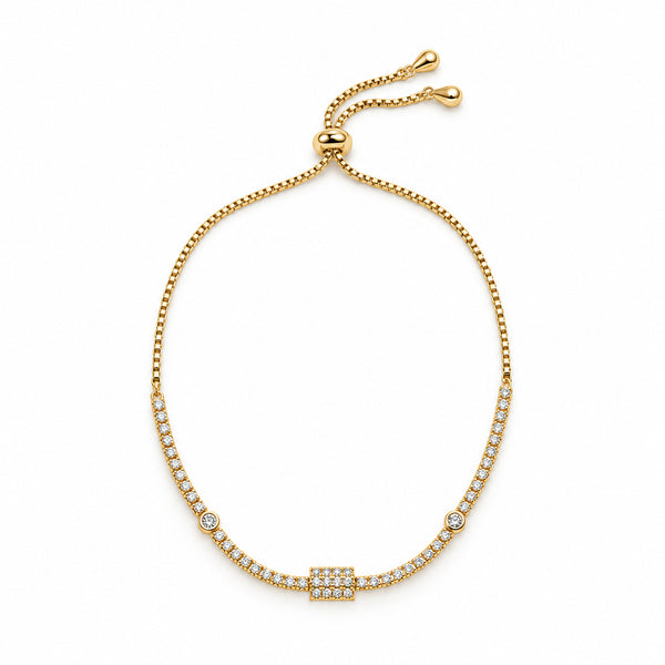 Women's Elegant Gold-Toned Bracelet
