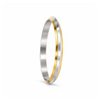 Two-Tone Gold & Silver Men’s Kada
