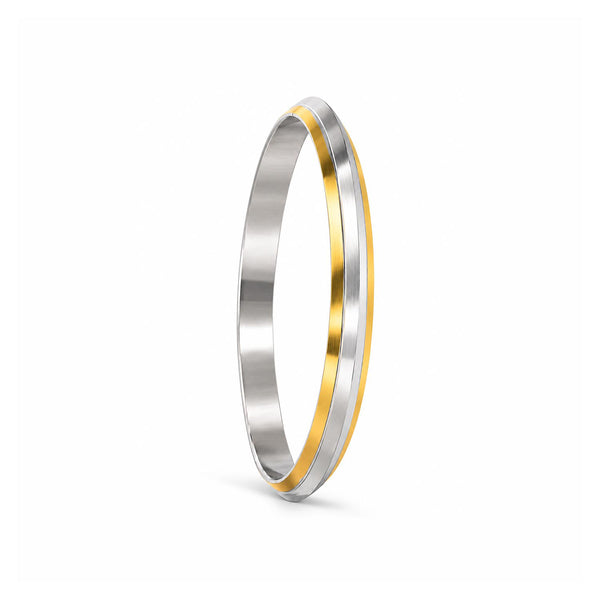 Two-Tone Gold & Silver Men’s Kada