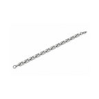 Silver Geometric Link Bracelet