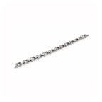 Silver Wave Link Bracelet