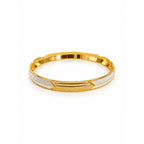 Two-Tone Crystal Designer Kada