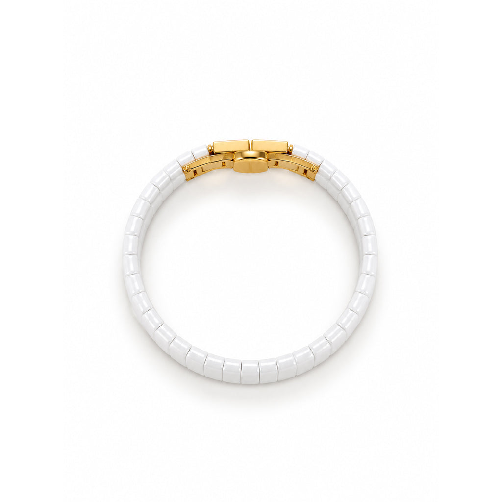 white Gold Block Kada