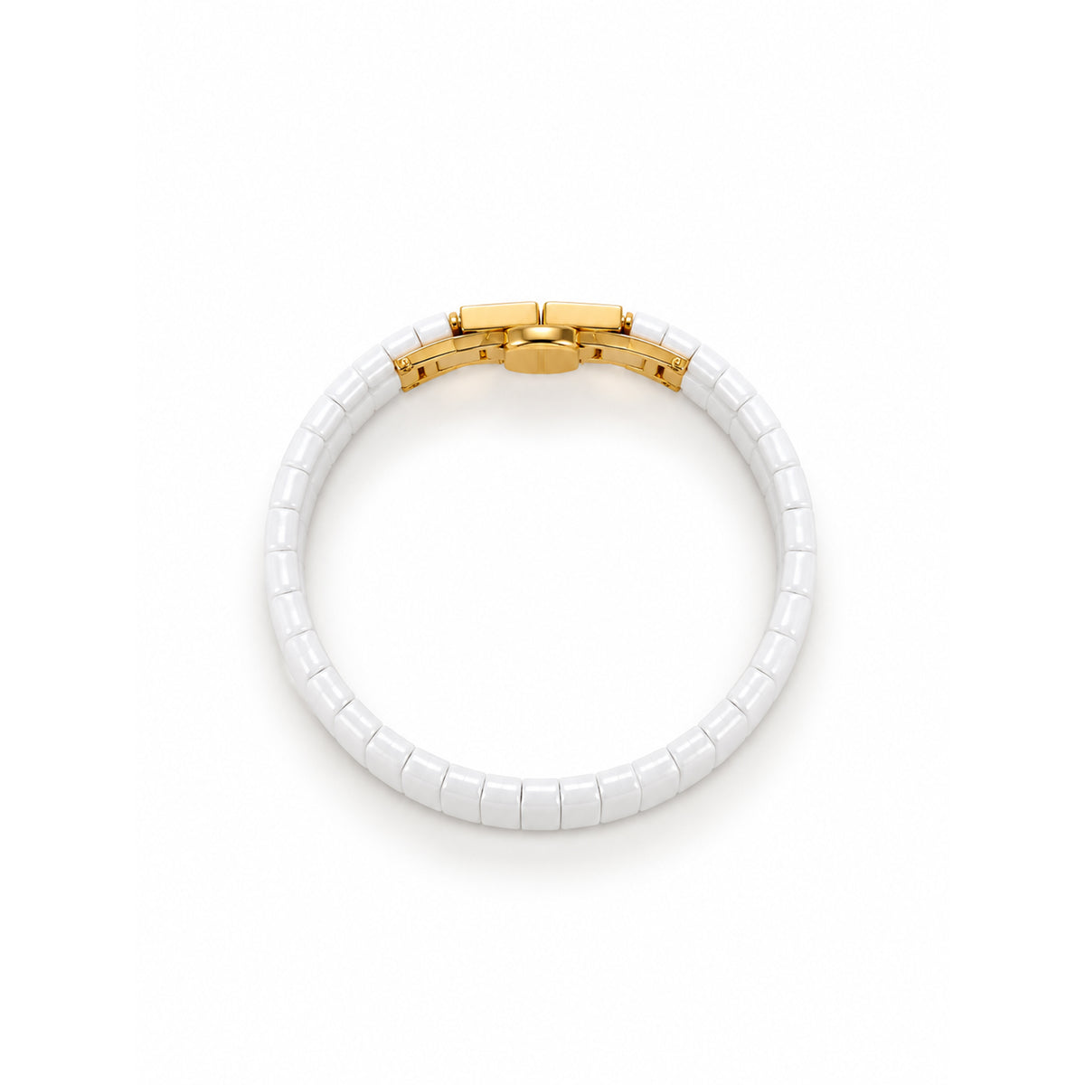 white Gold Block Kada