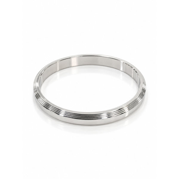 Silver Steel Kada For Men