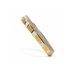 Gold & Silver Textured Kada