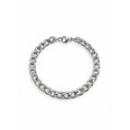 Silver Cuban Link Chain Necklace