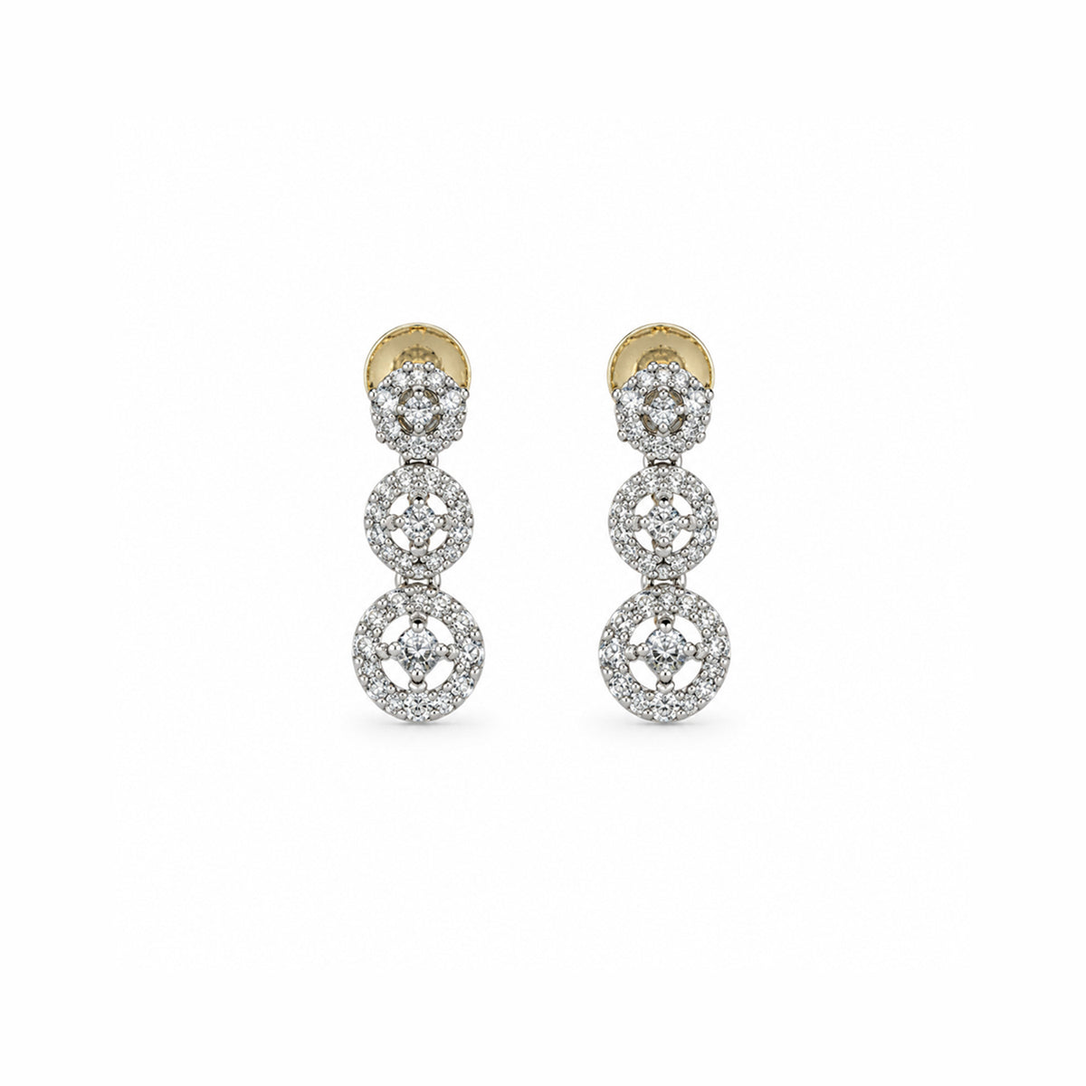 Women's Elegant Gold-Toned White Necklace