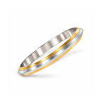Two-Tone Gold & Silver Men’s Kada