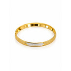 Two-Tone Crystal Designer Kada