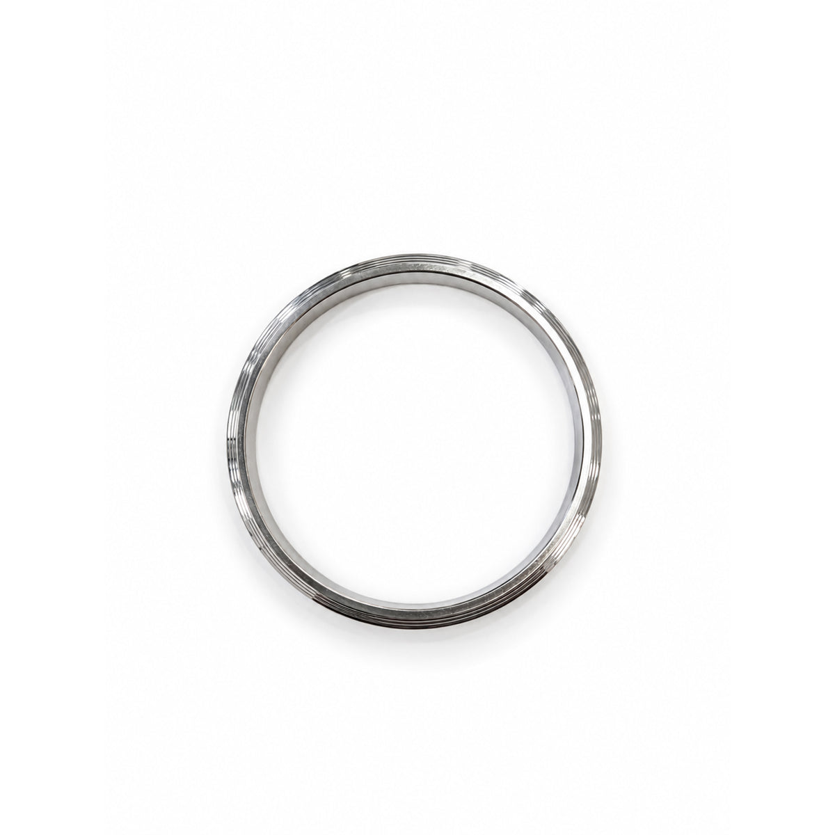 Silver Steel Kada For Men