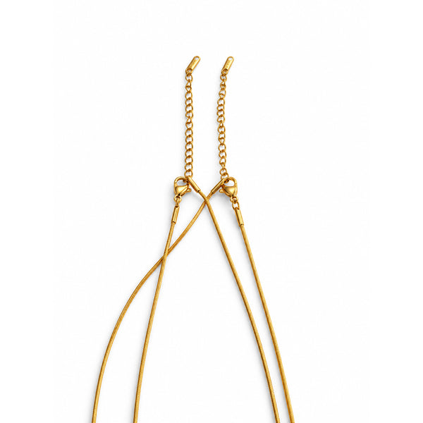 Gold Lariat Necklace