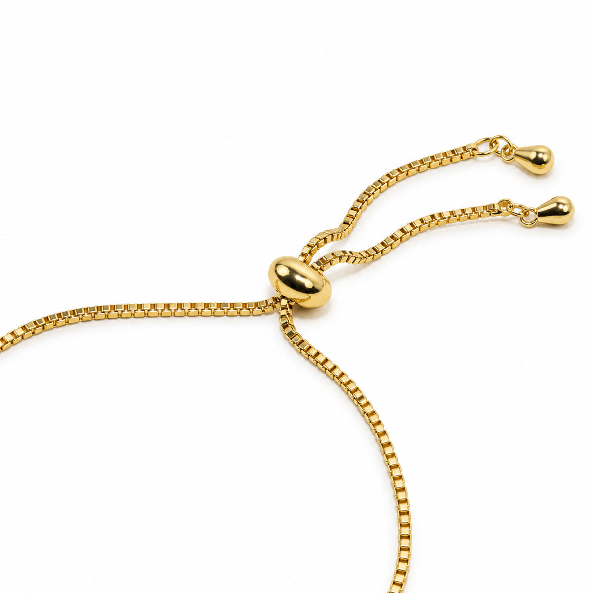 Women's Elegant Gold-Toned White Bracelet