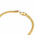 Gold-Toned Classic Rectangular Link Chain Necklace