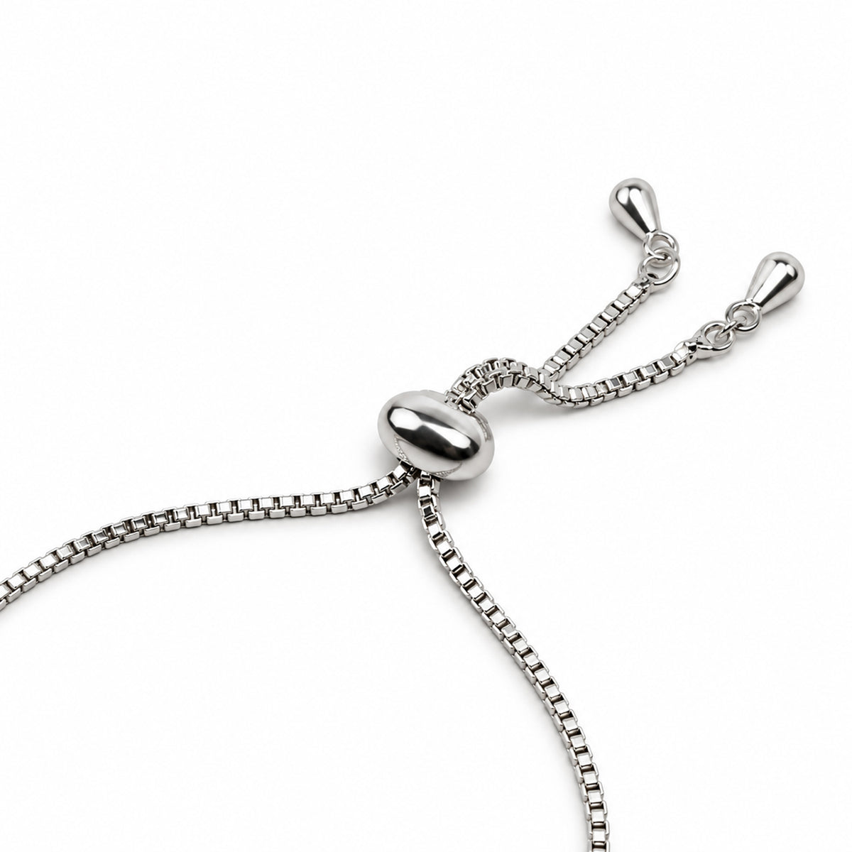 Women's Elegant Silver-Toned Bracelet