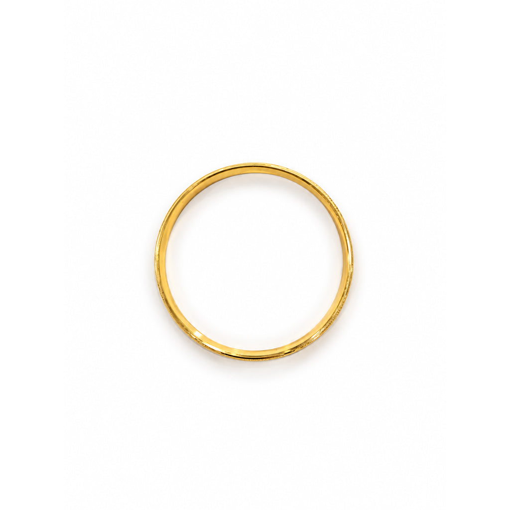 Two-Tone Crystal Designer Kada
