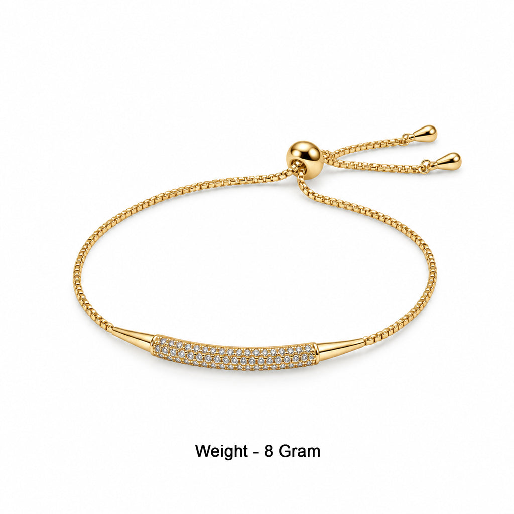 Women's Elegant Gold-Toned Bracelet