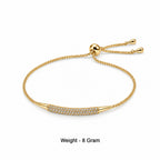 Women's Elegant Gold-Toned Bracelet