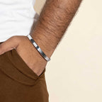 Silver Engraved Kada