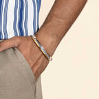 Two-Tone Gold & Silver Men’s Kada