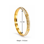 Gold & Silver Designer Textured Kada