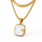 Gold Layered G Pendant Necklace