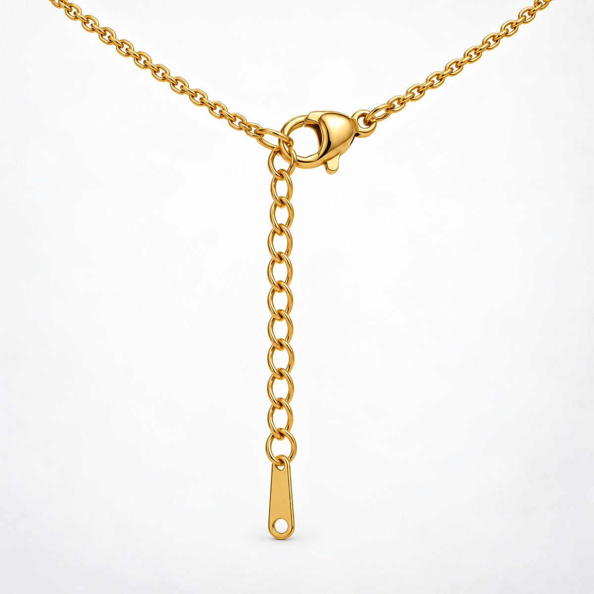 Gold Infinity Heart Pendant Necklace