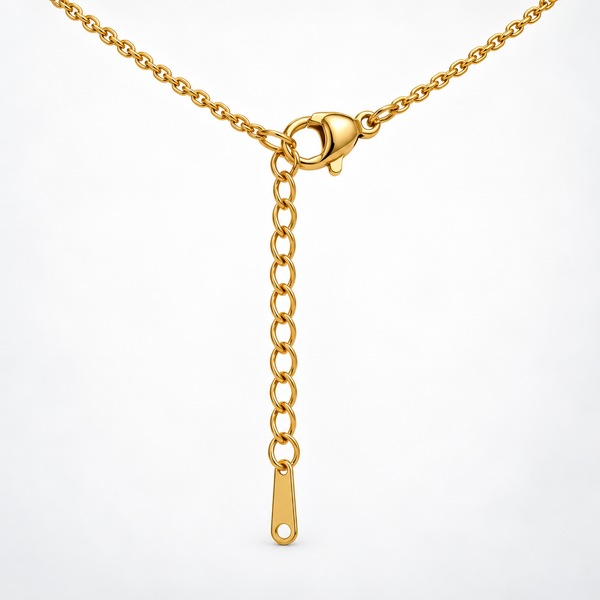 Gold Infinity Heart Pendant Necklace