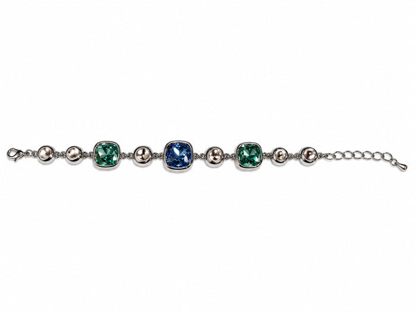 Aqua Square Bracelet