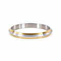 Two-Tone Gold & Silver Men’s Kada