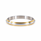 Two-Tone Gold & Silver Men’s Kada