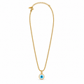 Gold Evil Eye Pendant Necklace