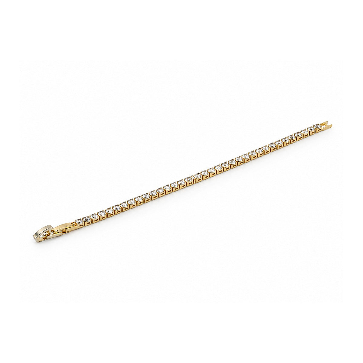 Gold Plated Cubic Zirconia Tennis Bracelet for Women