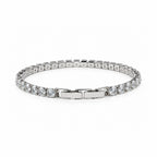 Silver Cubic Zirconia Tennis Bracelet for Women