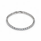Silver Cubic Zirconia Tennis Bracelet for Women