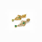 Green Stone Gold Necklace
